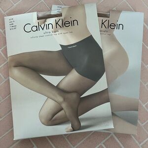Calvin Klein Sheer Hosiery Pantyhose (2pk) - Size B